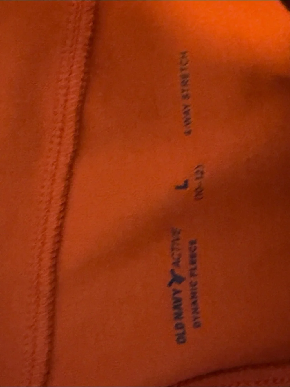 Kids Orange Performance Zip-Pocket Shorts